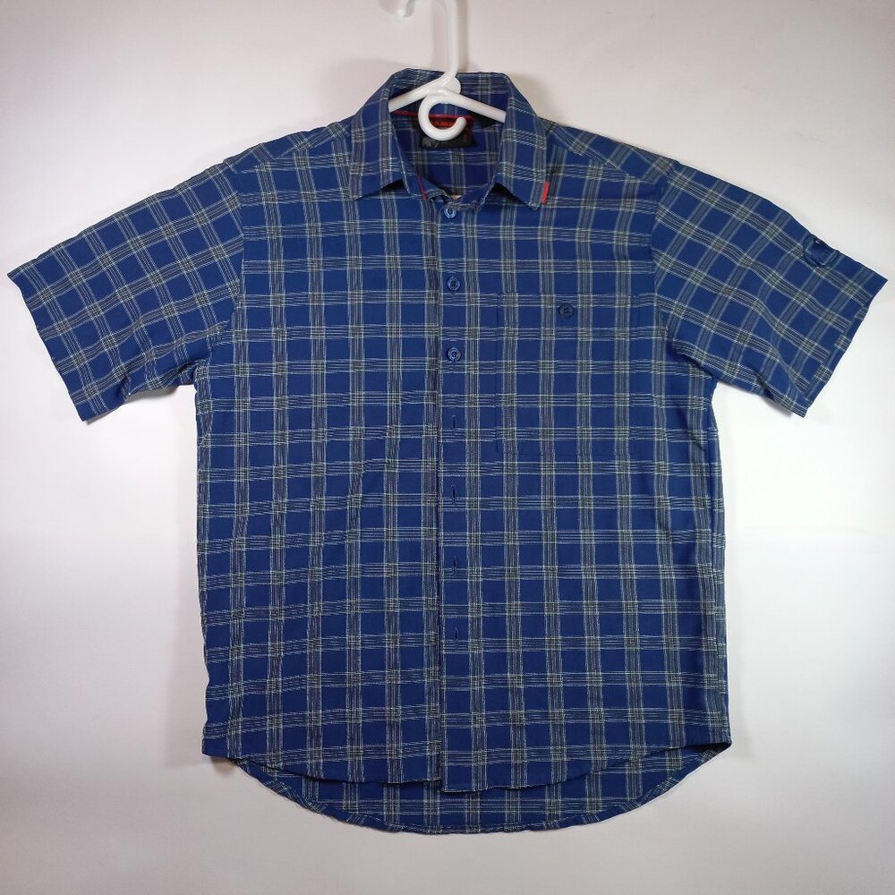 Mammut Shirt Mens Small Blue button up MAMUT Size eu S men Short sleeve